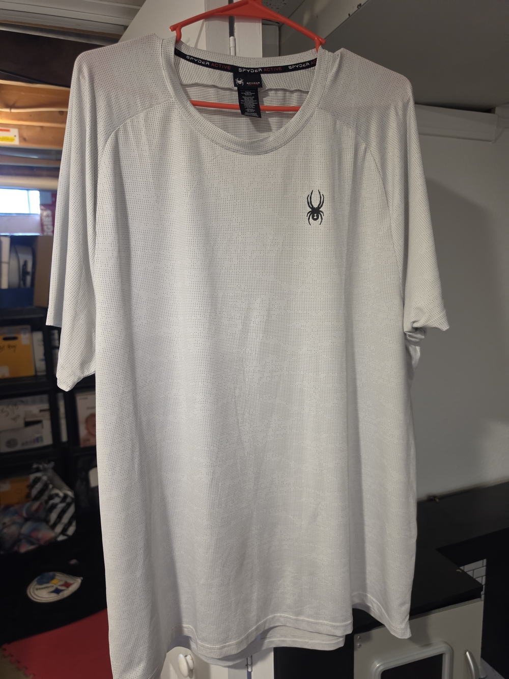 Spyder Men’s White Short-Sleeve Performance Shirt